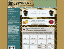 Tablet Screenshot of cartokraftsrl.com.ar